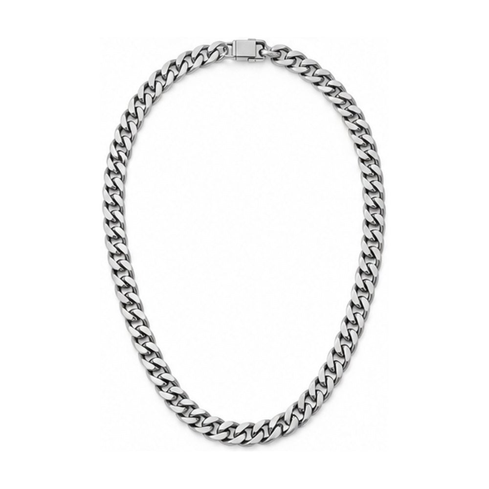 Curb Chain Necklace – Silver
