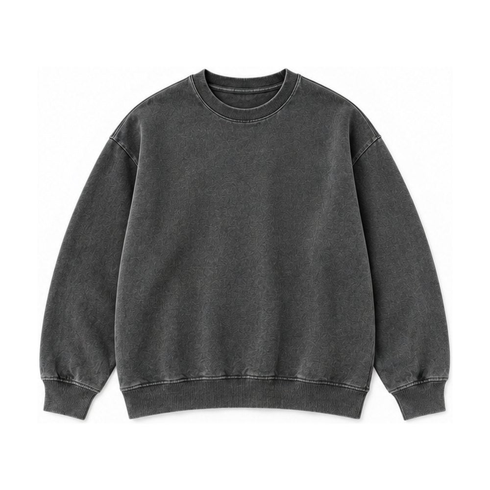 Washed Crewneck – Grey