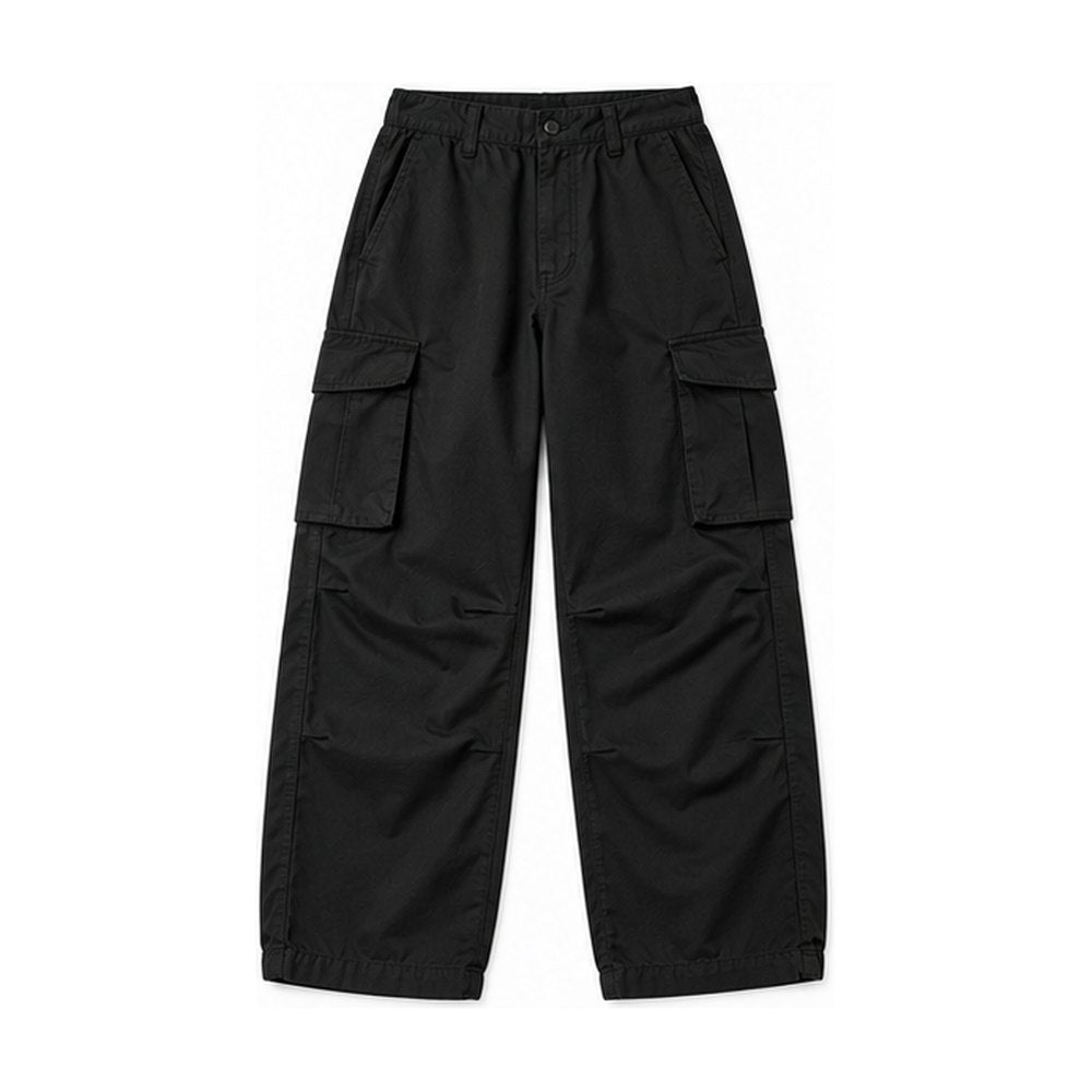 Loose Cargo Pants – Black