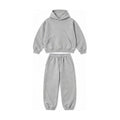 Fleece Tracksuit – Heather Grey