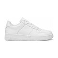 Leather Court Low – Triple White
