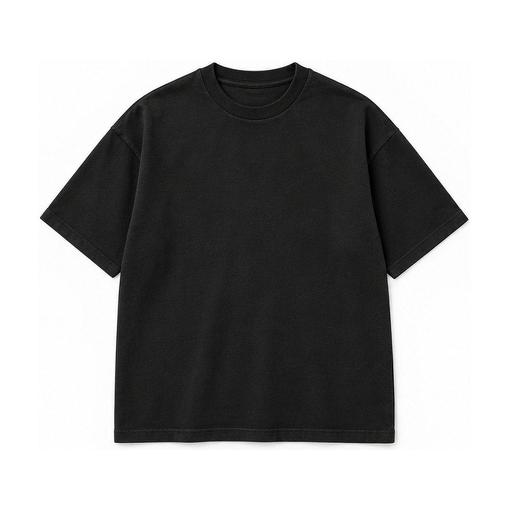 Heavyweight Boxy Tee – Black